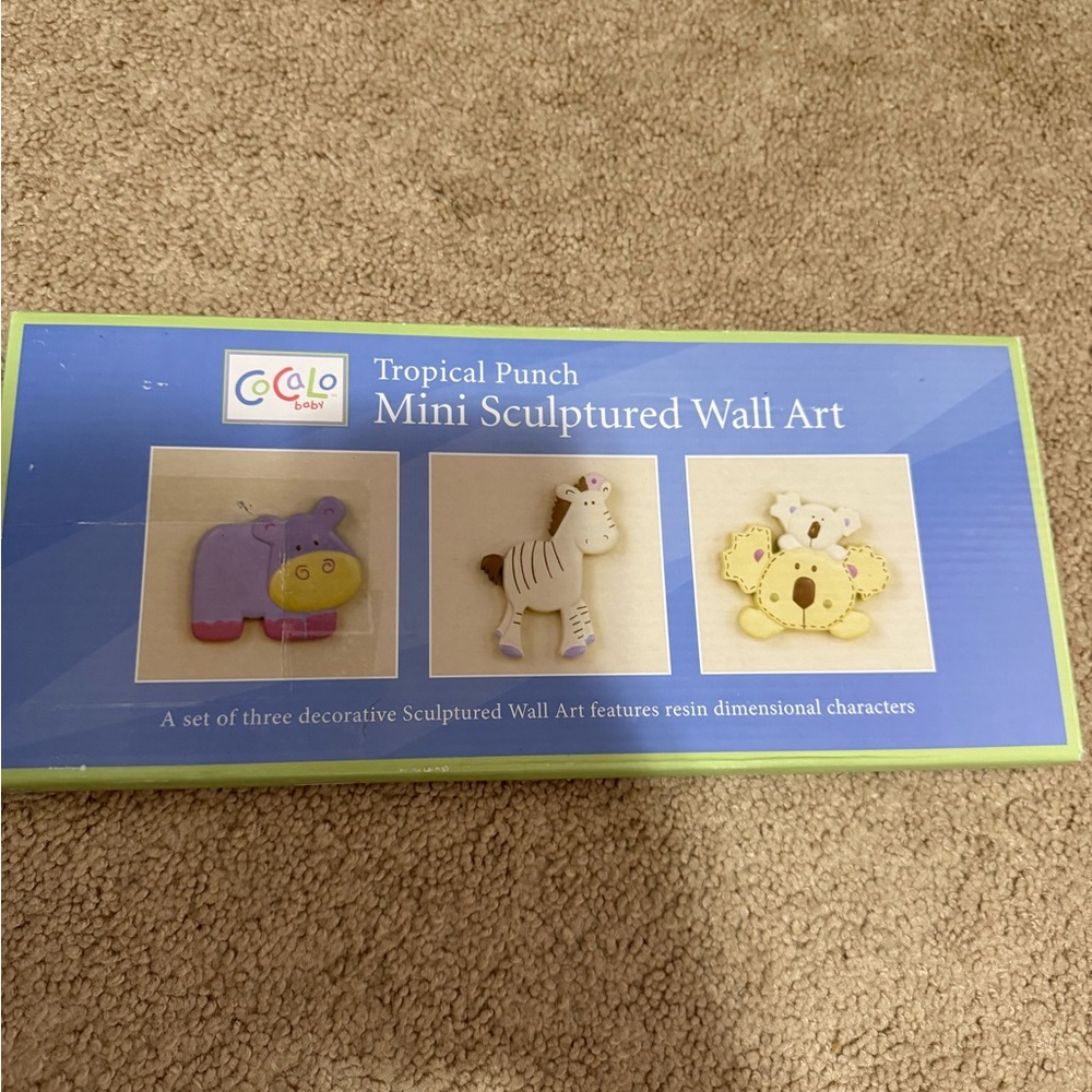 CoCo & Company Animal Mini Sculptured Wall Art - Multicolor